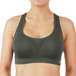 Army Green high Impact Sports Bra